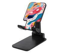 DDTKLSNV Supporto pieghevole per telefono cellulare ad angolo regolabile in altezza Supporto per telefono da tavolo portatile semplice forme naturali Supporto per cellulare compatibile con tutti gli