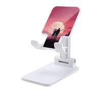 DDTKLSNV Supporto pieghevole per telefono cellulare ad angolo regolabile in altezza Supporto per telefono da tavolo Immagini emotive portatile Supporto per cellulare compatibile con tutti gli
