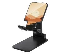 DDTKLSNV Supporto pieghevole per telefono cellulare ad angolo regolabile in altezza Supporto per telefono da tavolo portatile Cervo e colline Culla per cellulare compatibile con tutti gli smartphone