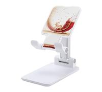 DDTKLSNV Supporto pieghevole per telefono cellulare ad angolo regolabile in altezza Supporto per telefono da tavolo Supporto portatile per cellulare a slitta compatibile con tutti gli smartphone in