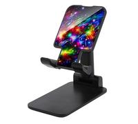 DDTKLSNV Supporto pieghevole per telefono cellulare ad angolo regolabile in altezza supporto per telefono da tavolo portatile luminoso bello colorato culla per cellulare compatibile con tutti gli