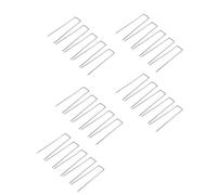 Ddujbtp 25 perni da giardino a forma di U, fissaggio sicuro per piante, design antivento, facile inserimento del suolo, fissaggio a terra, clip da giardino ad alta resistenza