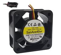 Ddujbtp 4020 Ventola con cuscinetto a sfera 4 cm 40 mm per SanAce40WF ventola di raffreddamento server 24 V 0,08 A 40 x 40 x 20 mm 3 fili raffreddamento raffreddamento