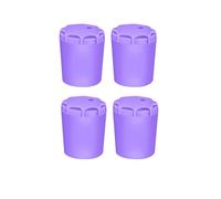Ddujbtp 4pcs Elastico Maniglia End Coperture Protettive Silicone Canna Da Pesca Tappi Terminali Rod Tail Protector Butt Cuscino Strumento Esterno