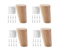 Ddujbtp 4Pcs Solido Tavolo Gamba Sostegni Stabilizzatori Stabilizzatori Per Scrivanie Sedie Armadi Mobili Rinforzo Mobili Piedi Legno