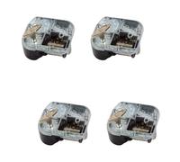 Ddujbtp 8 toni Music Box Movimento Meccanico Clockwork Windup Ruotare Regalo Musicale Piccola Casa