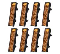 Ddujbtp 8pcs Bicicletta Pedale Riflettore di Sicurezza Notte Ciclismo Riflettente Avviso Bike Pedal Riflettore Del Ciclismo Riflettore Della Bicicletta