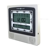 Ddujbtp Azan Orologio da preghiera Calendario Moschea Calendario Preghiera Orologio da Parete Sveglia Display Temperatura Decorazione Casa