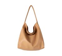 Ddujbtp Borsa a tracolla in pelle PU da donna, casual, con chiusura magnetica, borsa a tracolla da lavoro, borsa da viaggio, borsa da pendolarismo, Albicocca, Organizer per borse