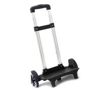 Ddujbtp Carrello pieghevole a 6 ruote con manico telescopico per bagagli da viaggio per borse scolastiche zaino, Blu scuro., Organizer per borse