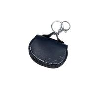 Ddujbtp Elegante design a ferro di cavallo portachiavi sacchetti in vera pelle morbida clip ergonomica in metallo per supporto clip in metallo per attacco borsa, bianco, Taglia unica