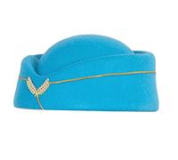 Ddujbtp Hostess Cappello Donne Air Hostess Party Cappelli Costume Formale Uniforme Caps Accessorio Air Hostess