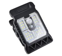 Ddujbtp Luce solare portatile della clip con il rilevamento del movimento IP65 illuminazione della parete del giardino per i sentieri campeggio & cortile Clip sulla luce solare con sensore di