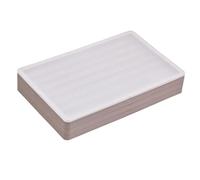 Ddujbtp Organizzatori impilabili a 3 livelli con base antiscivolo e vassoi trasparenti per tastiere meccaniche accessori custodia portatile per keycap