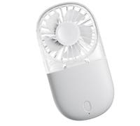 Ddujbtp Piccolo ventilatore portatile con 3 velocità e ventilatore ricaricabile USB pieghevole da appendere al collo ventilatore per esterni, interni, ufficio, viaggi