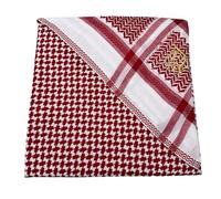 Ddujbtp Sciarpa Keffiyeh Mediorientale Confortevole E Traspirante Jacquards Shemagh Testa Per Gli Appassionati di Cultura Uso quotidiano Medio Oriente, T araba ricamata, Taglia unica