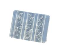 Ddujbtp Sea Creature Unghie in Silicone Per La Creazione Di Gioielli In Resina Include Tartarughe Cavalluccio Marino E Shell Disegni In Rilievo Modello Di Disegni Delle Sirene