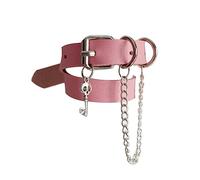 Ddujbtp Semplici braccialetti retrò fibbia per cintura braccialetti scheletri punk subcultura pelle casual all-matched per ragazze fibbia catena, Misura unica, come descritto