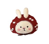 Ddujbtp Simpatico coniglio del fumetto fungo peluche ciondolo ornamento borsa accessori decorazione di Natale per borse e abiti quotidiani, Spilla coniglietto, Organizer per borse