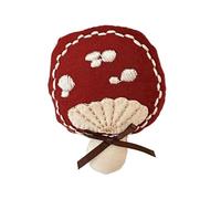 Ddujbtp Simpatico coniglio del fumetto fungo peluche ciondolo ornamento borsa accessori decorazione di Natale per borse e abiti quotidiani, Spilla a forma di fungo, Organizer per borse