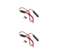 Ddujbtp Spina maschio con on/off, adatta per caricabatterie da auto, luci LED, ventole, aspiratori, supporta fino a 360 W presa di corrente automobilistica
