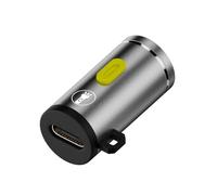 Ddujbtp Torcia elettrica a LED ad alta luminosità alimentata da connettori di tipo C Piccole torce leggere per uso da viaggio USB tipo C torcia elettrica