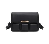 Ddujbtp Unico Piazza Crossbody Bag Per Le Donne Moda Borsa A Tracolla Satchel Cuoio DELL'UNITÀ di elaborazione Del, Nero , Organizer per borse