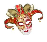 Ddujbtp Veneziani Commedia Masquerade Giullari Cosplay Party Squisite Decorazioni da parete per Halloween Veneziani