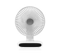 Ddujbtp Ventilatore da soffitto ricaricabile USB Ventilatore da soffitto portatile 6 velocità regolabile ventilatore girevole 3600 mAh Ventilatore da tavolo USB