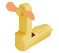 Ddujbtp Ventilatore da tavolo in miniatura USB di ricarica pieghevole portatile ventilatore portatile 3 velocità regolabili dispositivo di raffreddamento per ufficio domestico