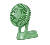 Ddujbtp Ventilatore portatile, ricaricabile, piccolo ventilatore a batteria, 46 ore, USB, pieghevole, tascabile, 3 velocità