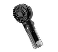 Ddujbtp Ventole di nebulizzazione con la velocità ricaricabile delle ventole di raffreddamento ad acqua del piccolo ventilatore tenuto in mano di