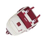 Ddujbtp Zaino scolastico alla moda per ragazze adolescenti borsa da libro in nylon casual zaino con tracolla regolabile per studenti delle scuole superiori, Rosso, Organizer per borse