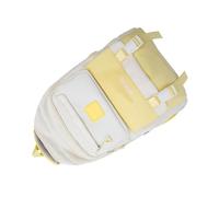 Ddujbtp Zaino scolastico alla moda per ragazze adolescenti borsa da libro in nylon casual zaino con tracolla regolabile per studenti delle scuole superiori, Giallo, Organizer per borse