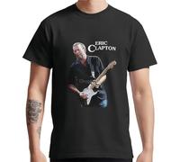 ddvvtuuwh Men-t-Shirt-Eric-Clapton-Playing-Guitar-Music-Logo-Women-t-Shirts