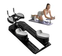 DDZJTPP Crawling Training Machine, Spine Twist & Stretch Trainer, Twist Stretch Machine, mit LED Counter, Phone Holder, Whole & Detachable Use, for Abdominal, Waist And Core Training Black