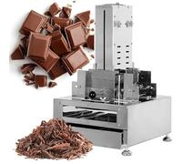 DDZJTPP Grattugia Automatica per Cioccolato in Acciaio Inox, Taglia Blocchi di Cioccolato, Tartufi E Formaggi | Facile da Usare E con 4 Raschietti Sagomati per Dolci da Cucina