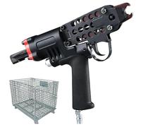DDZJTPP Kit pinze pneumatiche per Anelli di Maiale,Pistola pneumatica per Anelli di Maiale,Cucitrice for Anelli di Maiale,Pinza Automatica per Anelli di Maiale per Professionisti e Principianti,SC7C