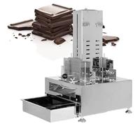 DDZJTPP Macchina Automatica per Tagliare Gocce di Cioccolato, Affettatrice di Cioccolato con 4 Raschietti Sagomati, Acciaio Inossidabile, per Uso Domestico E Professionale in Cucina