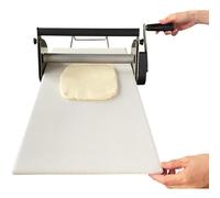 DDZJTPP Macchina Pieghevole per Pasta,Sfogliatrice Manuale in Acciaio Inox,Sfogliatrice da Banco,Impostazioni Spessore Regolabili da 0,5 a 27 Mm,per Preparare Pasta Sfoglia Pasticceria,Rs101