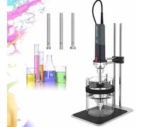 DDZJTPP Omogeneizzatore Ad Alta velocità, Emulsionatore Dispersore Regolabile, per Miscelazione, Emulsione Ed Estrazione Efficienti in Ambienti di Laboratorio, con Teste di Lavoro da 25/18/36 Mm