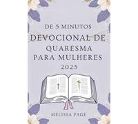 De 5 Minutos Devocional De Quaresma Para Mulheres 2025
