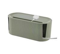 de almacenamiento de cables - Organizador para cables de regletas | Contenedor resistente con orificios para gestión de, resistente al polvo, y para el hogar u oficina 12.2