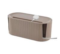 de almacenamiento de cables - Organizador para cables de regletas | Contenedor resistente con orificios para gestión de, resistente al polvo, y para el hogar u oficina 12.2