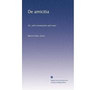 De amicitia: Ed., con introduzione e note (Edizione Latina)