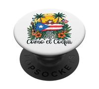 De Aquí Como el Coquí - Orgoglio portoricano PopSockets PopGrip Adesivo