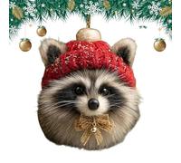 De Árbol De Navidad De Animales Encantadores | Decoraciones Colgantes De Acrílico 2D | Decoración Navideña Divertida De Granja Rústica | Para Árboles De Navidad, Paredes, Dormitorio, Fiesta En