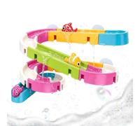 de Bagno per bambini da assemblare con scivolo pesce | Vasca da bagno educativa STEM per bambini in età prescolare, asilo, casa, appartamento, bagno, hotel, vacanze, piccolo