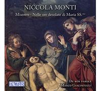Miserere Nelle Ore Desolate Di Maria Ss.ma - Niccola Monti (Audio Cd)