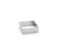 De Buyer 3906.12 quadrati in acciaio inox anelli altezza: 4,5 cm